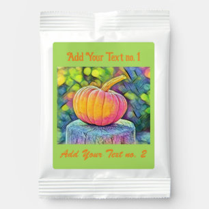 Vintage Fall pumpkins fall colors watercolor Hot Chocolate Drink Mix