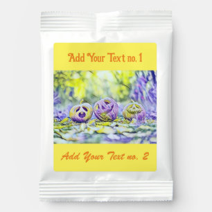 Vintage Fall pumpkins fall colors watercolor Hot Chocolate Drink Mix