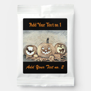 Vintage Fall pumpkins fall colors watercolor Hot Chocolate Drink Mix