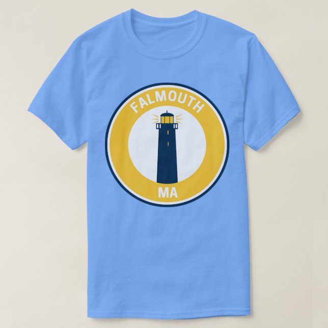 Vintage Falmouth Massachusetts  T-Shirt (Design Front)