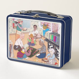 Vintage Family Art Lunch Box