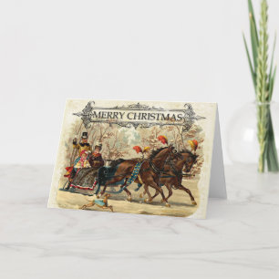 Vintage Family Christmas Card