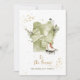 Vintage Family Christmas Photo Green and Red Holiday Card | Zazzle
