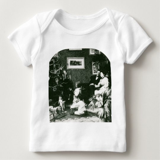 Vintage Family Christmas - Stereoview Baby T-Shirt