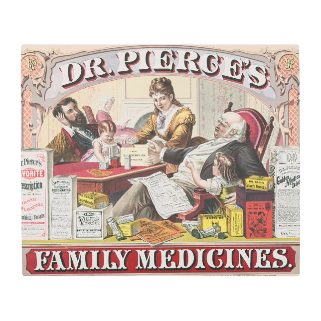 Vintage Family medicine Advertisement Medical art (Front)