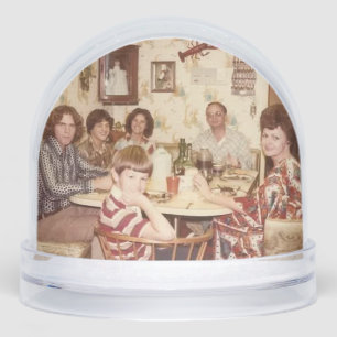Vintage Family Snow Globe