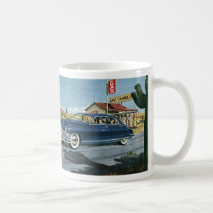 Vintage Family Travel, Last Chance Gas Station Coffee Mug