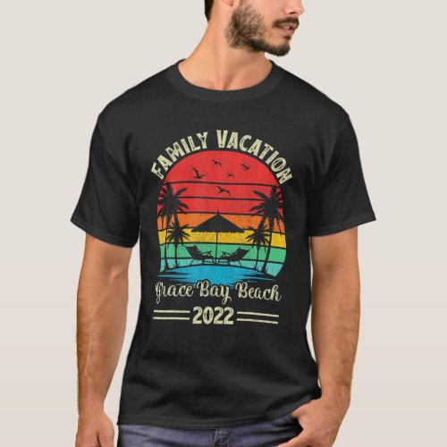 Vintage Family Vacation 2022 Turks T_Shirt