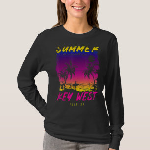 Vintage Family Vacation Florida Summer Key West Be T-Shirt
