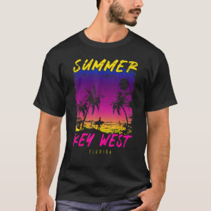 Vintage Family Vacation Florida Summer Key West Be T-Shirt