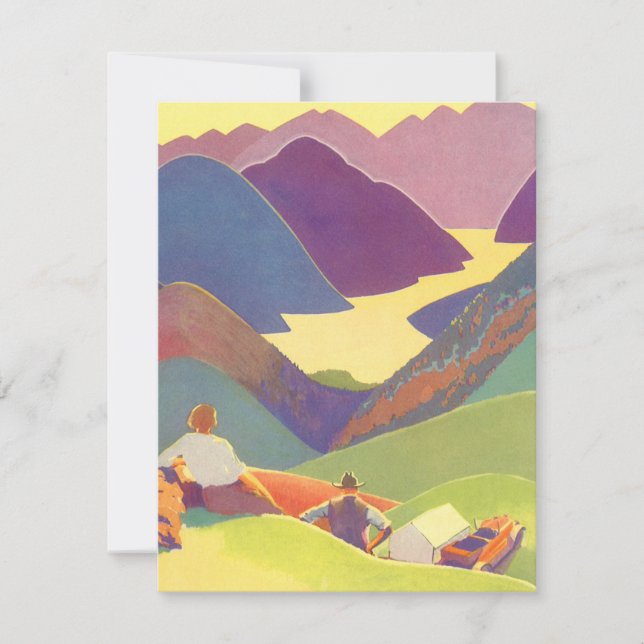 Vintage Family Vacation, Picnic in the Mountains (Front)