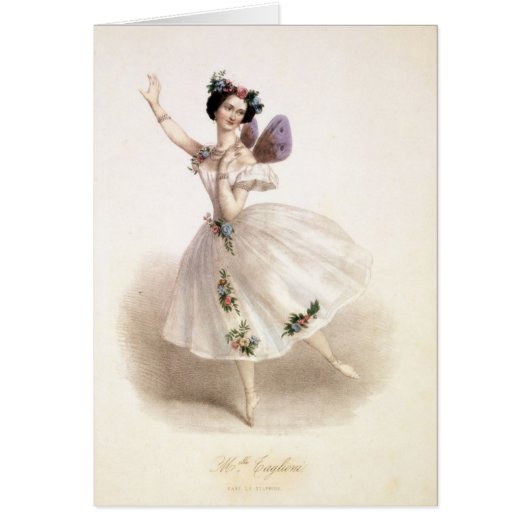 Vintage - Famous Ballerina MarieTaglioni, (Front)