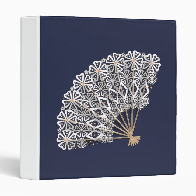 Vintage-Fan 3 Ring Binder (Front/Spine)