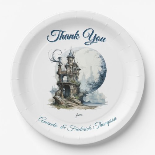 Vintage Fantasy Art Paper Plates