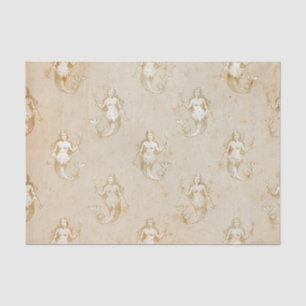 Vintage Fantasy Mermaid Decoupage Tissue Paper