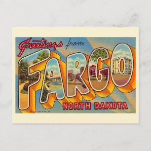 Vintage Fargo ND Postcard