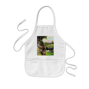 Vintage Farm Kids' Apron