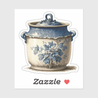 Vintage farm kitchen crock sticker
