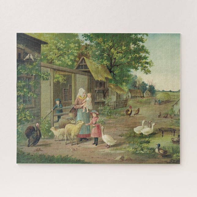 Vintage Farm Photo Puzzle (Horizontal)