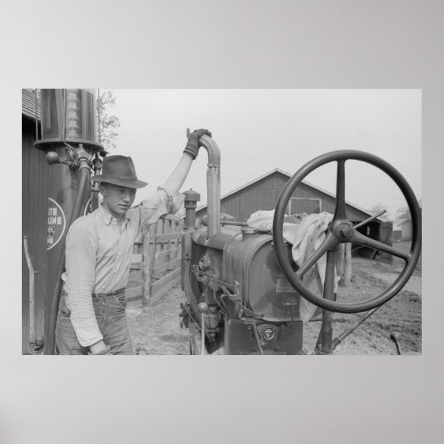 Vintage Farm Security Administration Print (Front)