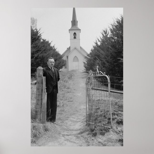 Vintage Farm Security Administration Print (Front)