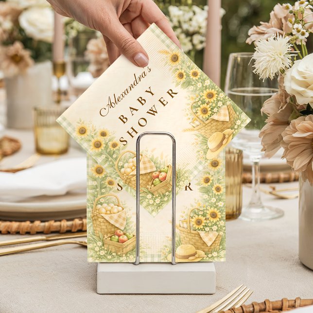 Vintage Farm Storybook Baby Shower Napkins (Creator Uploaded)