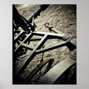 Vintage Farm Tools Poster