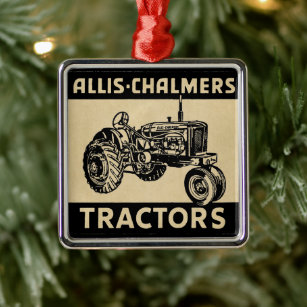 Allis Chalmers Model B Tractor Photo Ornament Fathers Day Gift
