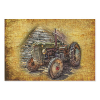 Vintage Farm Tractor Old Barn Shed Wrapping Paper Sheets