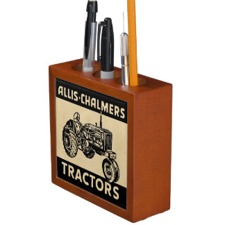 Vintage Farm Tractor Pencil Holder