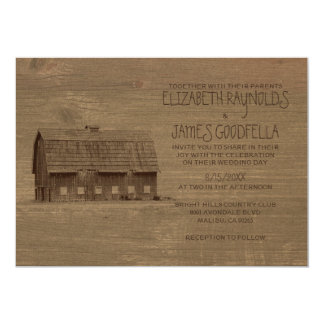 Vintage Farm Wedding Invitations 8