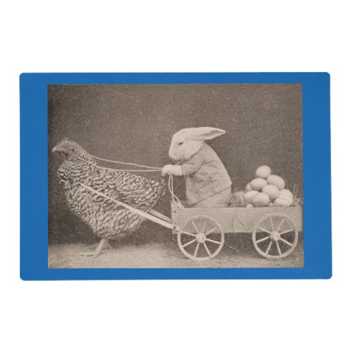 Vintage Farmer Rabbit Placemat