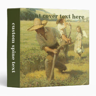 Vintage Farmers, Back to the Farm by NC Wyeth 3 Ring Binder