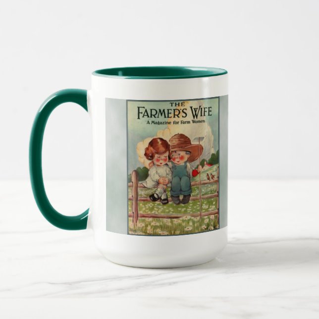 Vintage Farmer's Wife Mug (Left)