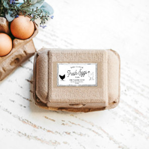 Vintage Farmhouse Egg Carton Label