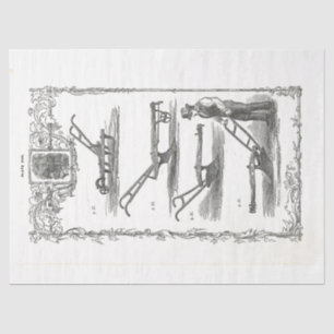 Vintage Farming Gardening Tools Catalog Decoupage Tissue Paper