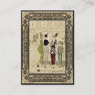 Vintage Fashion Design Small Business Business Card