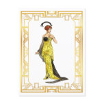 Vintage Fashion Early 1900s Hollywood Gown Postcard