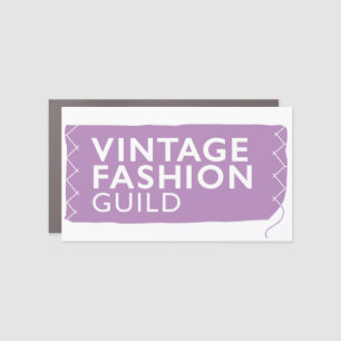 Vintage Fashion Guild Large Car Magnet