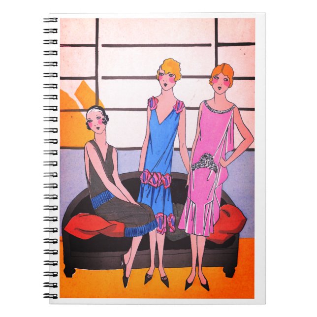 Vintage Fashion Notebook (Front)