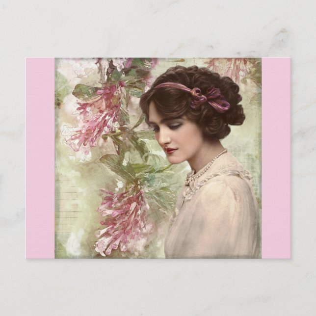 vintage fashion postcard (Front)