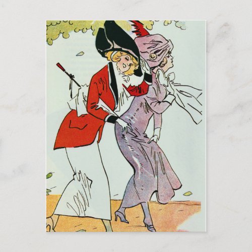 Vintage Fashion Postcard