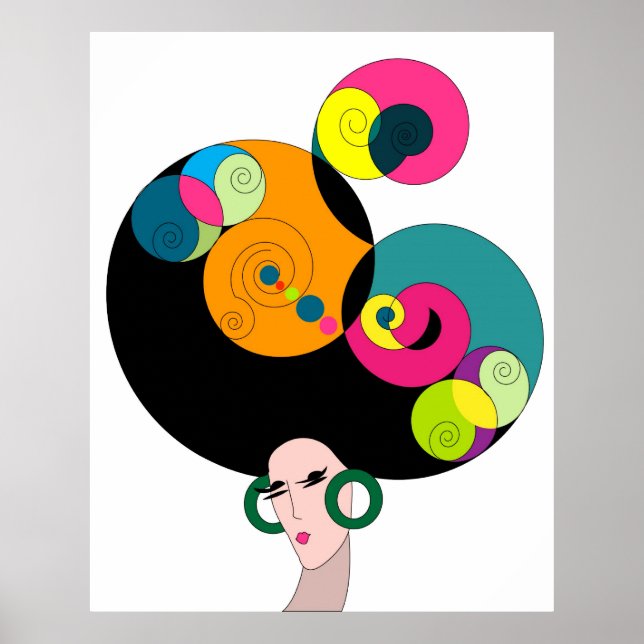 vintage fashion poster (Front)