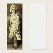 Vintage Fashion Tag or Card (Front & Back)