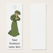 Vintage Fashion Tag or Card (Front & Back)