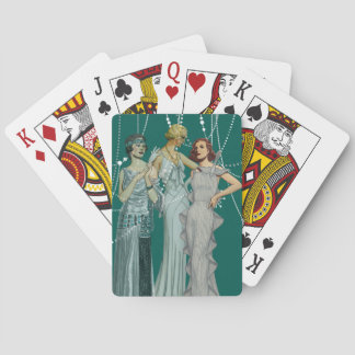 Vintage Fashionista Classic Playing Cards