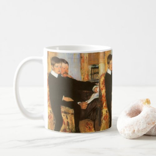 Vintage Father and Son Portrait by Mary Cassatt Coffee Mug