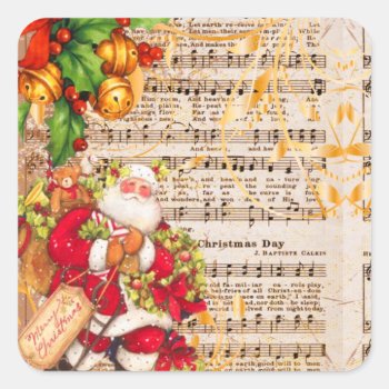 Vintage Father Christmas and Christmas Carols