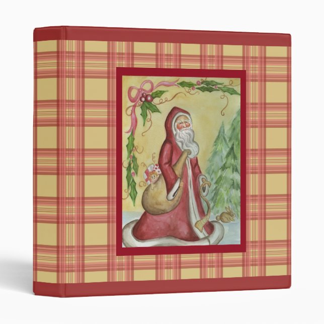 Vintage Father Christmas Binder (Front/Spine)