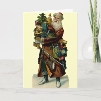 Vintage Father Christmas Card by Vintage_Gifts at Zazzle